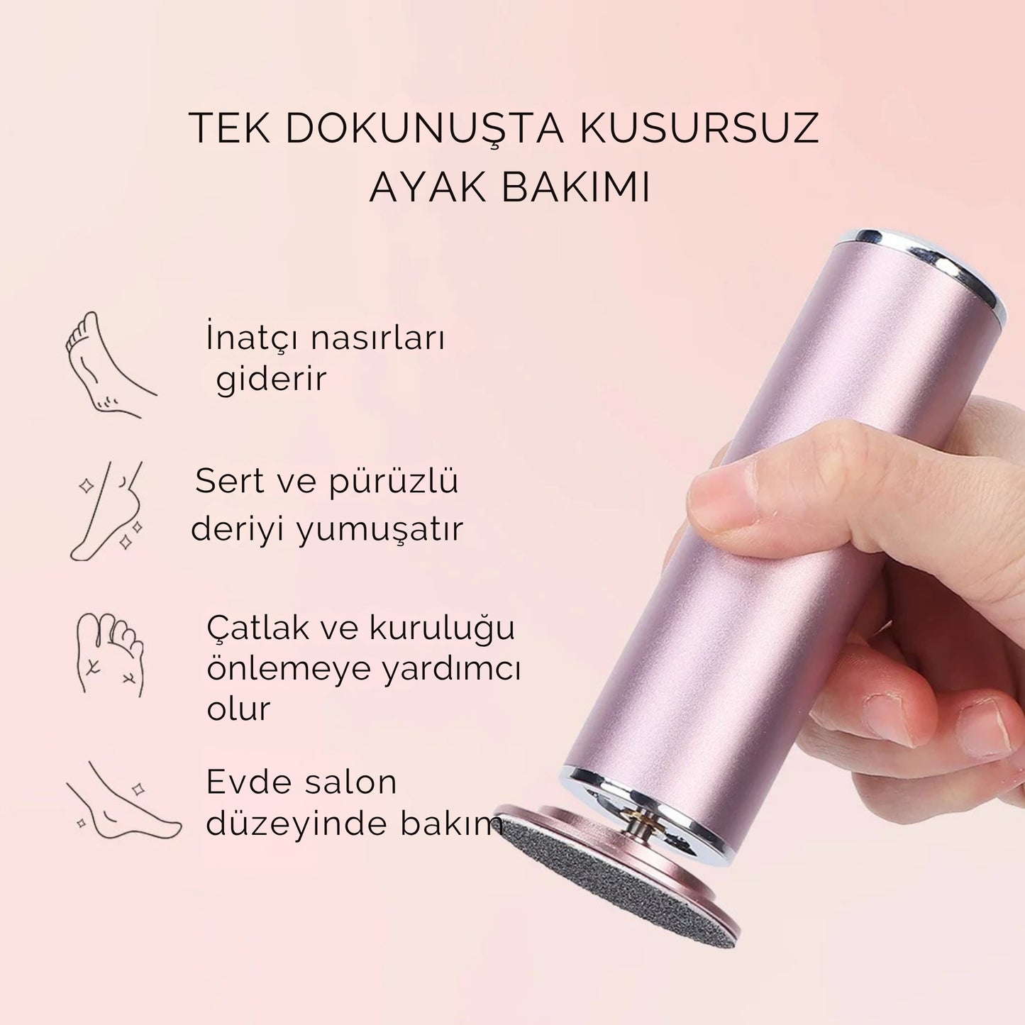 Dermave™ Elektrikli Ayak Nasır Sökücü